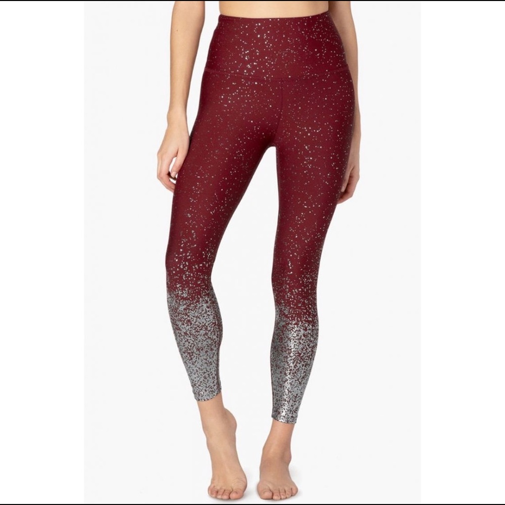Beyond Yoga Alloy Ombré high waist midi legging